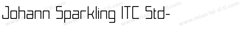 Johann Sparkling ITC Std字体转换